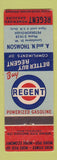 Matchbook Cover - Regent oil gas Peterborough ON