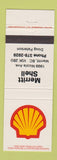 Matchbook Cover - Shell oil gas Merritt BC
