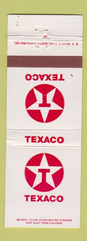 Matchbook Cover - Texaco oil gas WEAR