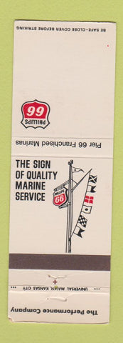Matchbook Cover - Phillips 66 oil gas WEAR