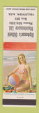 Matchbook Cover - Alphonse's Oil Field Maintenance Valleyview AB pinup