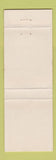 Matchbook Cover - Permian Oil Well Servicing Hobbs Lovington NM