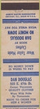 Matchbook Cover - Dan Douglas Tailor Made Clothing