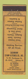 Matchbook Cover - Sackmann Stamp and Stencil Akron OH