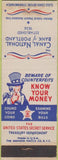 Matchbook Cover - Canal National Bank of Portland OR