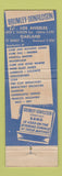 Matchbook Cover - Brumley Donaldson Los Angeles Oakland CA binders molding sand