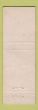 Matchbook Cover - F Robinson Drums Containers Hull UK WEAR