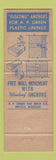 Matchbook Cover - Spickelmier Company AP Green Indianapolis IN Refractories