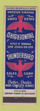 Matchbook Cover - Thunderbird Sales Corp Phoenix AZ