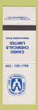 Matchbook Cover - Canso Chemical Abercrombie Point NS