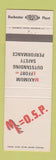 Matchbook Cover - DuPont Rochester NY Plant Maximum Effort Safety