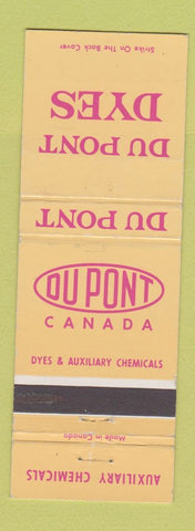 Matchbook Cover - DuPont Canada Dyes Auxiliary Chemicals WEAR