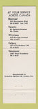 Matchbook Cover - DuPont Canada Dyes Auxiliary Chemicals WEAR