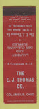 Matchbook Cover - EJ Thomas Laundry Dry Cleaning Supply Columbus OH