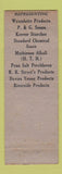 Matchbook Cover - EJ Thomas Laundry Dry Cleaning Supply Columbus OH