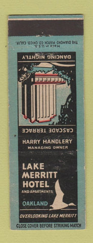 Matchbook Cover - Lake Merritt Hotel Oakland CA WEAR