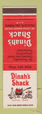 Matchbook Cover - Dinah's Shack Restaurant Palo Alto CA