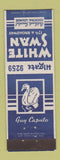 Matchbook Cover - White Swan Cocktail Lounge Oakland CA
