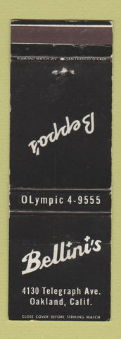 Matchbook Cover - Beppo's Bellini's Oakland CA WEAR
