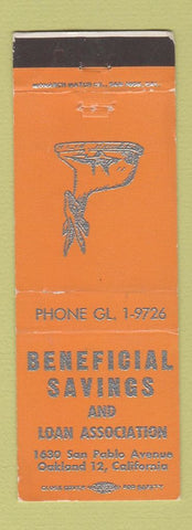 Matchbook Cover - Beneficial Savings and Loan Oakland CA
