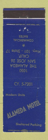 Matchbook Cover - Alameda Motel San Jose CA