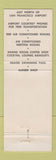 Matchbook Cover - International Inn South San Francisco CA