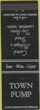 Matchbook Cover - Town Pump Restaurant Lansing MI