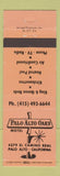 Matchbook Cover - Palo Alto Oaks Motel CA