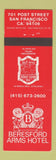 Matchbook Cover - Beresford Arms Hotel San Francisco CA