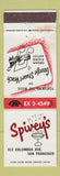 Matchbook Cover - Spivey's San Francisco CA George Stuart Veach WEAR