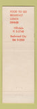 Matchbook Cover - Kirbys Restaurants Redwood City CA