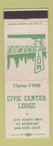 Matchbook Cover - Civic Center Lodge San Jose CA WEAR