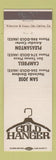 Matchbook Cover - Gold Hanger San Jose Campbell Pleasanton CA