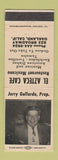 Matchbook Cover - El Azteca Cafe Mexican Oakland CA