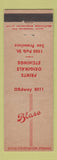 Matchbook Cover - Blaso San Francisco CA prints etchings