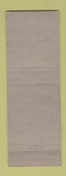 Matchbook Cover - Maurice Bowman Insurance Berkeley CA