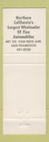 Matchbook Cover - Jack Philes Wholesale House San Francisco CA