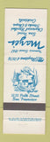Matchbook Cover - Maye's Seafood Restaurant San Francisco CA