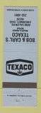 Matchbook Cover - Bob and Carl's Texaco oil gas Cincinnati OH