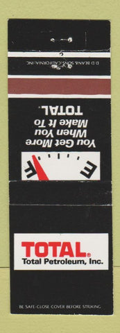 Matchbook Cover - Total oil gas
