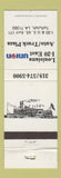 Matchbook Cover - Union 76 oil gas Tallulah LA