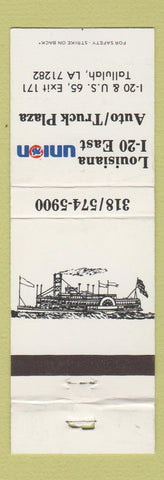 Matchbook Cover - Union 76 oil gas Tallulah LA