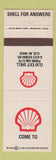 Matchbook Cover - Shell oil gas Clio MI