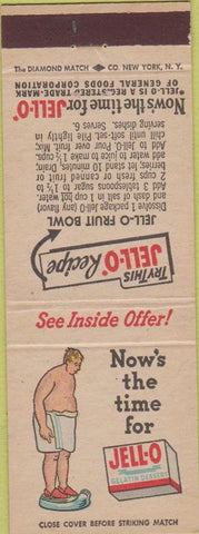 Matchbook Cover - Jello Fat Guy on Scale