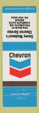 Matchbook Cover - Chevron oil gas Denny Nusbaum's Philomath OR