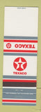 Matchbook Cover - Texaco oil gas Canada