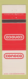 Matchbook Cover - Conoco oil gas