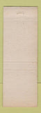 Matchbook Cover - Schubert Heat Treating Providence RI metal