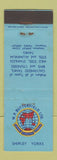 Matchbook Cover - WP Butterfield Shipley Yorks Galvanized Tanks UK WEAR