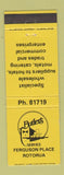 Matchbook Cover - Butlers Service Rotorua New Zealand Hotel Supply